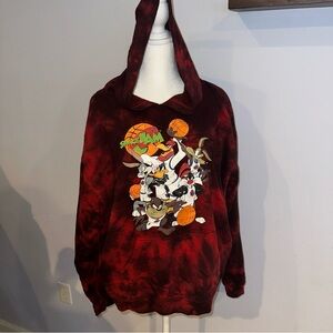 Supreme Red Space Jam Hoodie